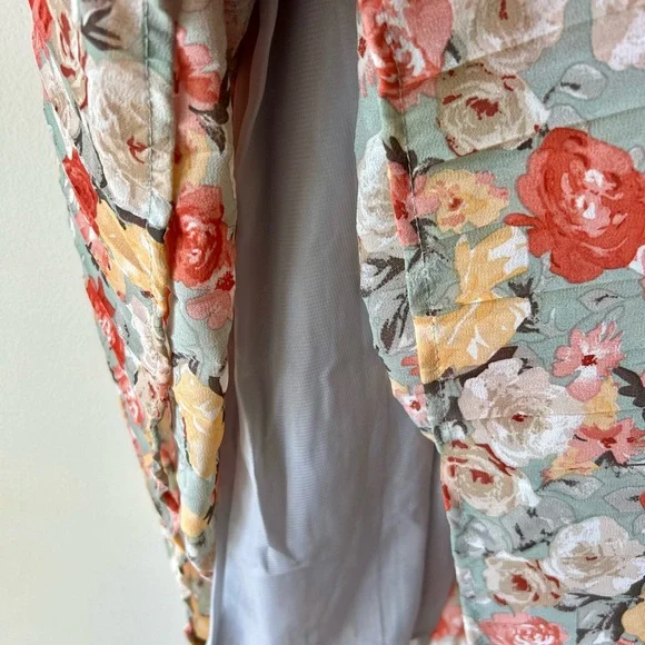 Floral dress with flutter sleeve and pleated skirt - Picture 9 of 9